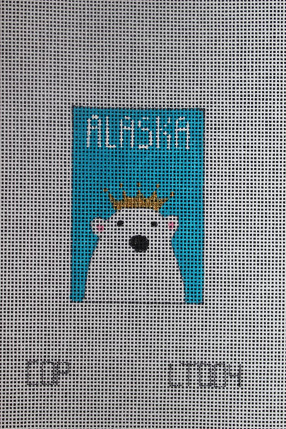 Alaska Polar Bear Luggage Tag