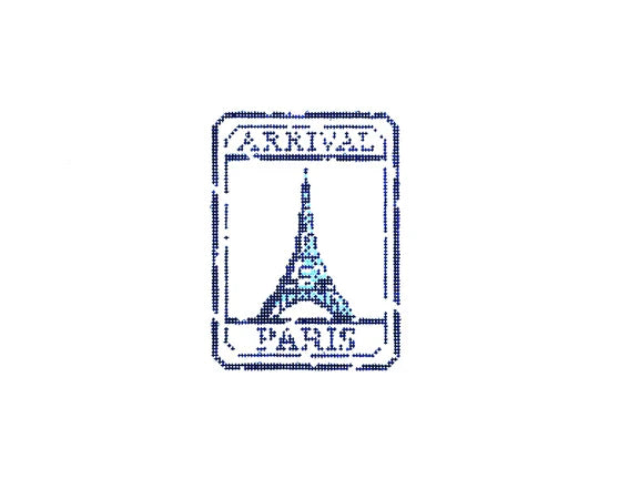 Paris Passport Stamp