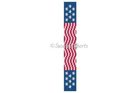 American Flag Key Fob