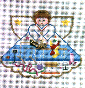 Girl’s Gymnastics Star Angel w/Charms