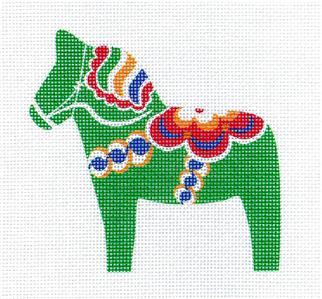 Dala Green Horse