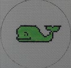 Green Whale Mini Round