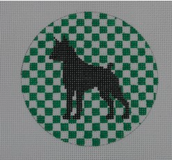 Boxer on Emerald Green