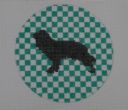 King Charles Cavalier on Teal