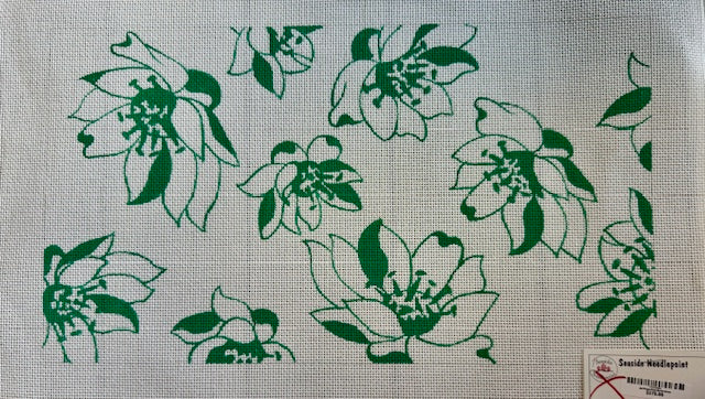 Green Peonies Pillow