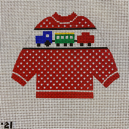 Trains Pullover Sweater