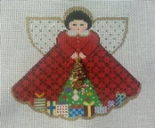 Under the Tree Angel w/Charms & Stitch Guide