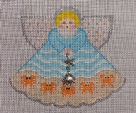 A Little Bit Crabby Angel w/Charms & Stitch Guide