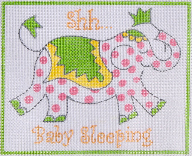 Baby Sleeping Pink Elephant