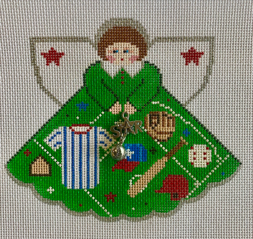 Baseball Angel w/Charms