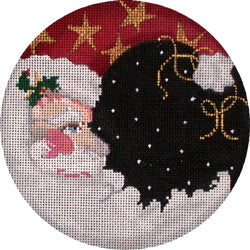 Santa Moon Round