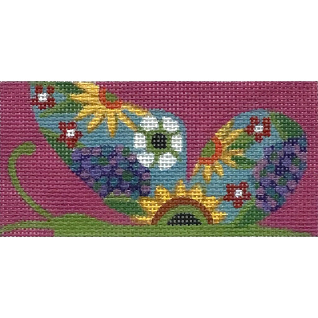 Floral Butterfly Half