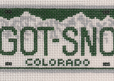 Got Snow Colorado License Plate