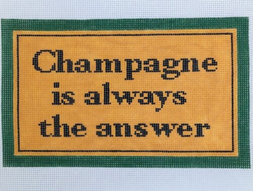 Champagne Is Always the Answer (13 mesh)