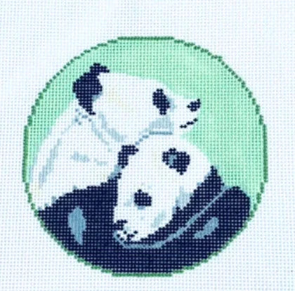 Mom & Baby Panda w/ Stitch Guide