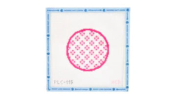 Floral Round Lattice Pink