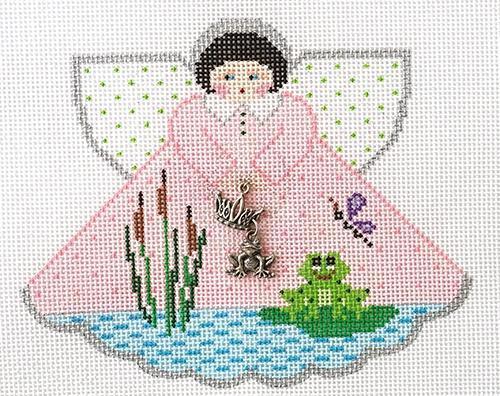 Frog Angel w/Charms