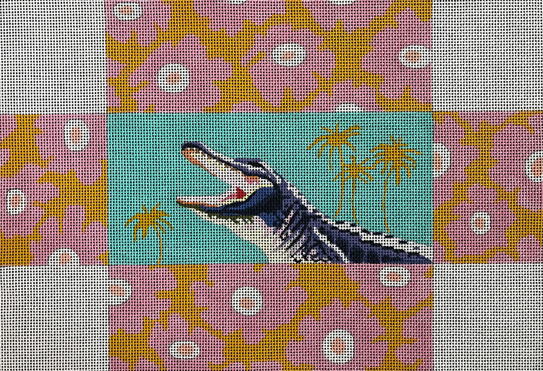 Gator With Palm Trees Brick Cover 13M