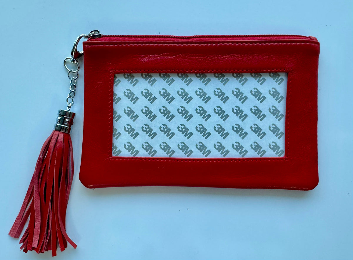 Planet Earth Zip Pouch with Tassel