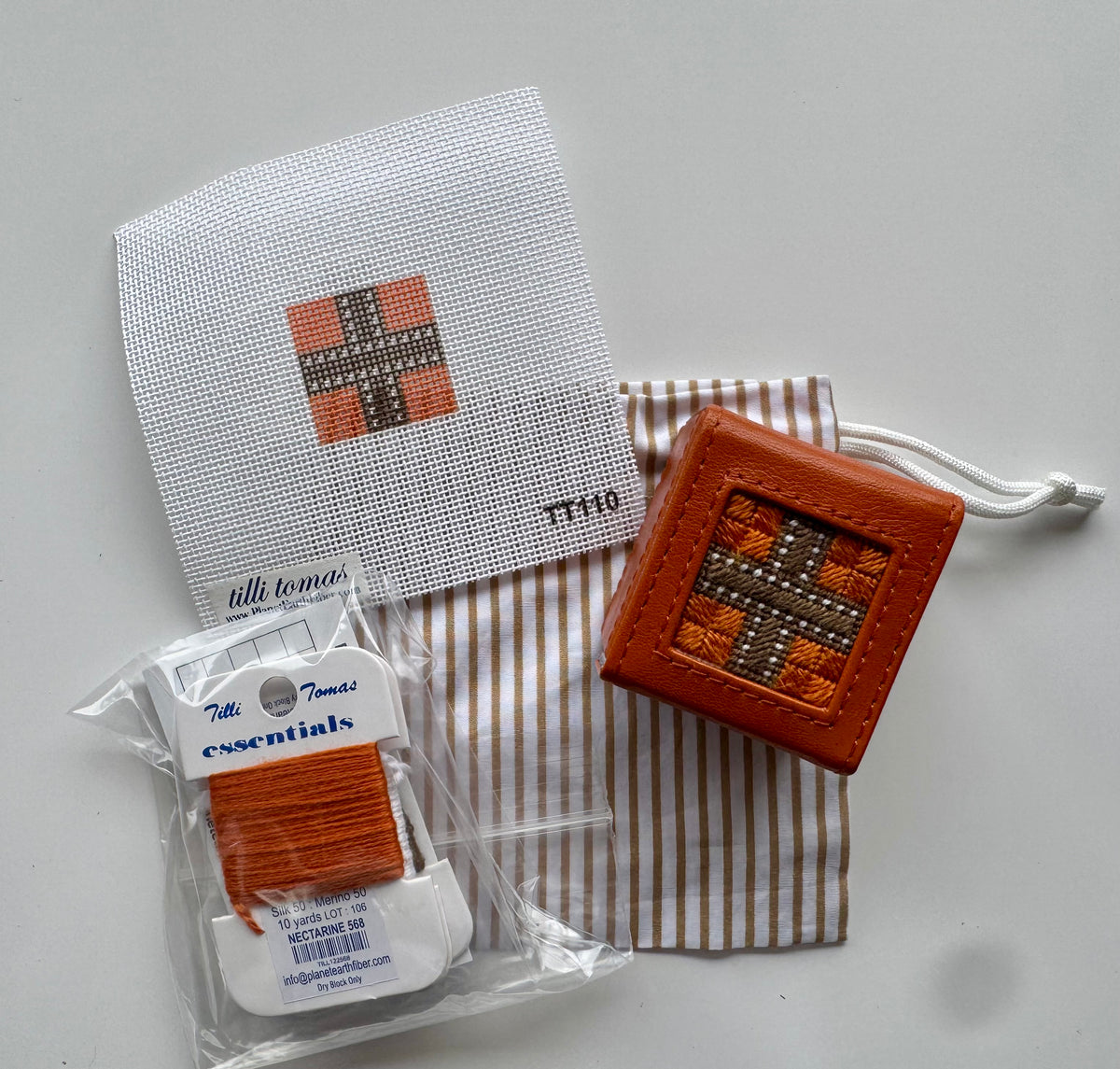 Orange Bitty Box Kit with Hermes Insert