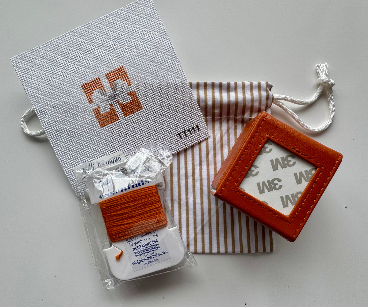 Orange Bitty Box Kit with Bow Insert