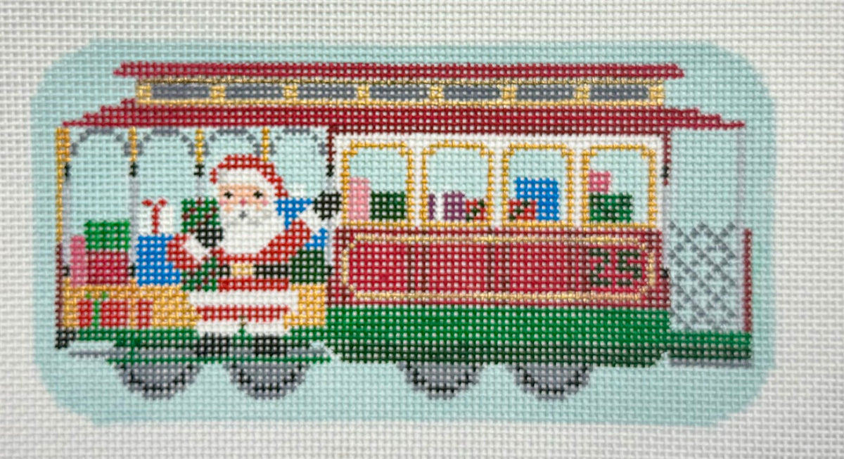 Cable Car Santa