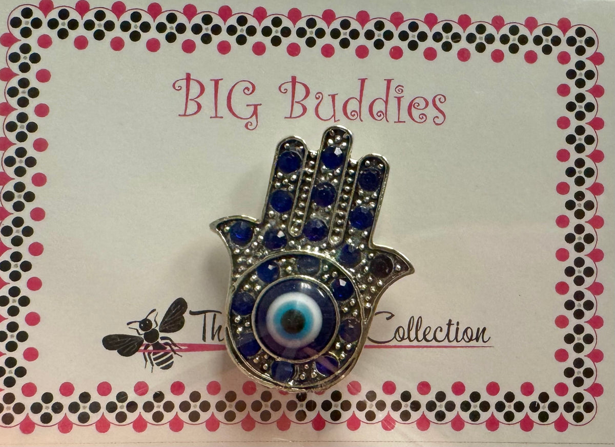 Blue Hamsa Needle Minder