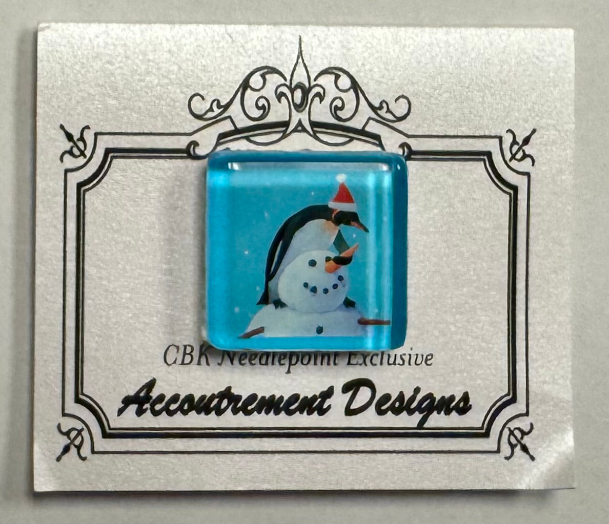 Snowman with Penguin Needleminder