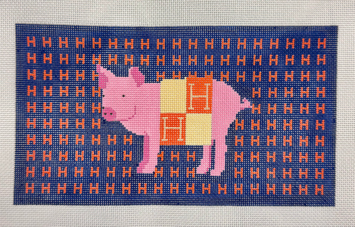 Hermes Pig on Blanket