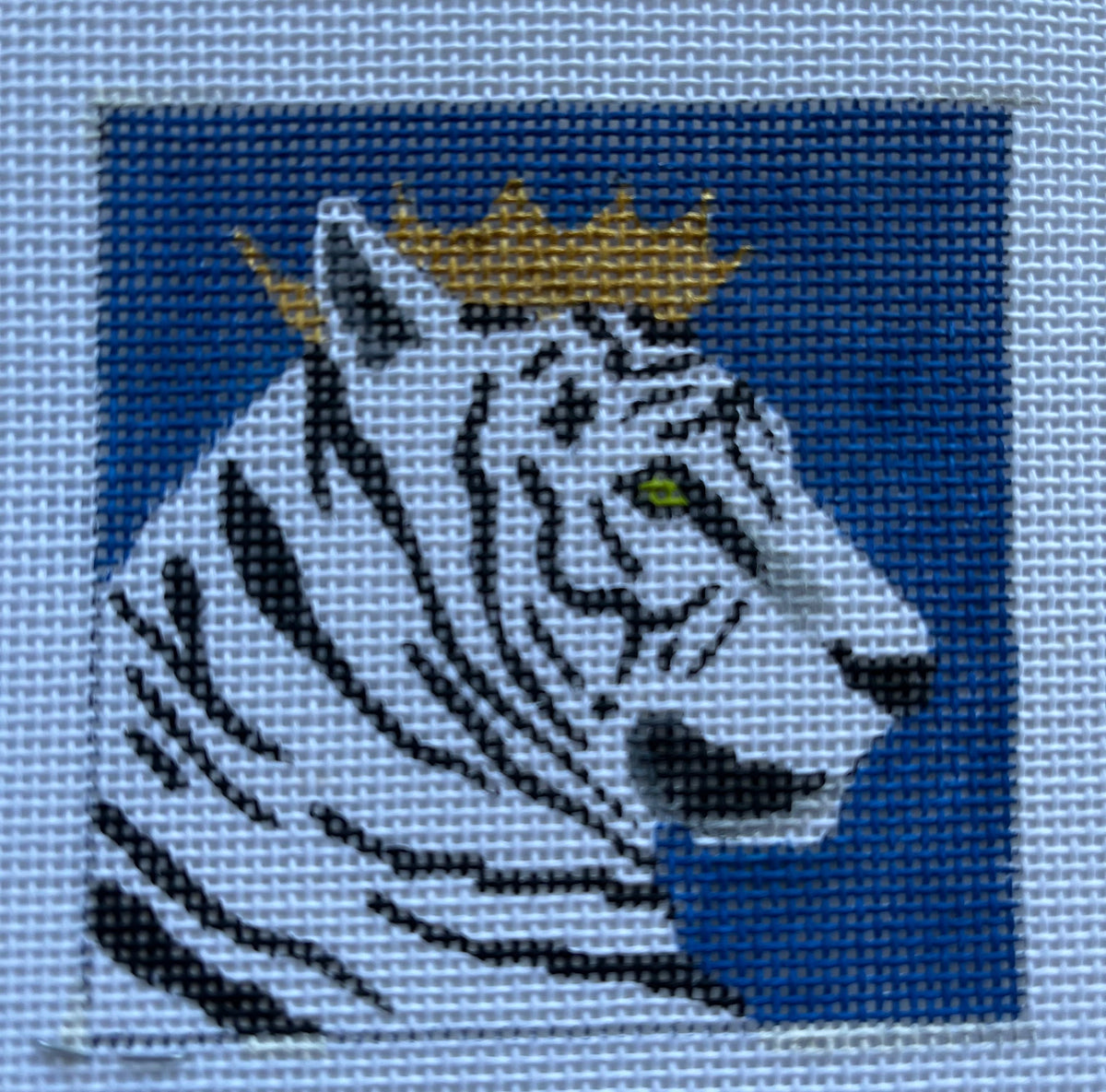 White Tiger With Crown