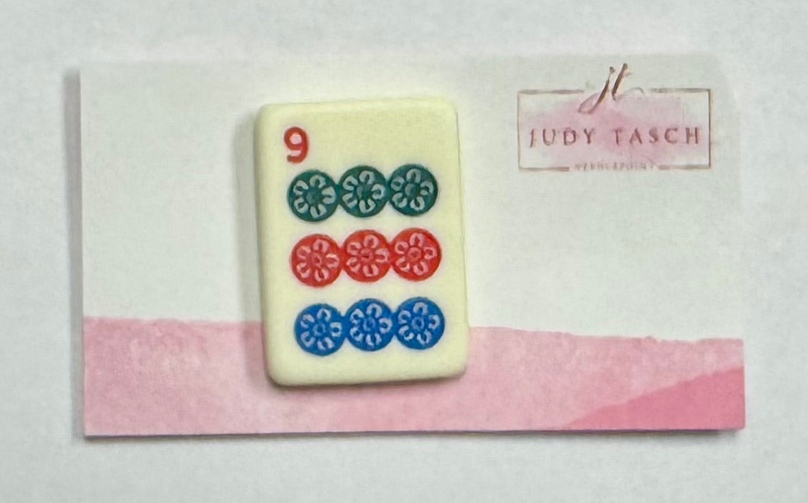 Mahjong Needleminder - 9 Dot