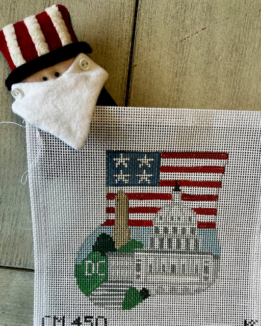 Washington DC Sock w/ Uncle Sam