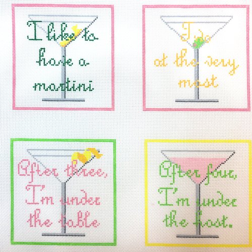 Martini Coasters-Ann Kaye