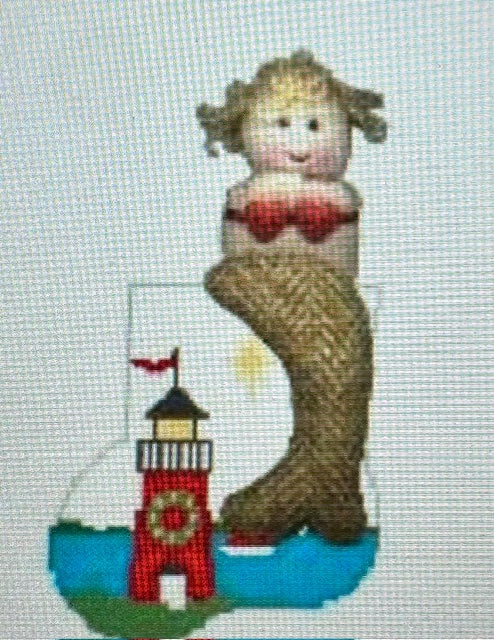 Lighthouse w/ Mermaid