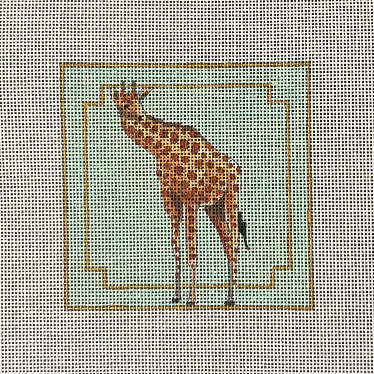 Giraffe on Turquoise