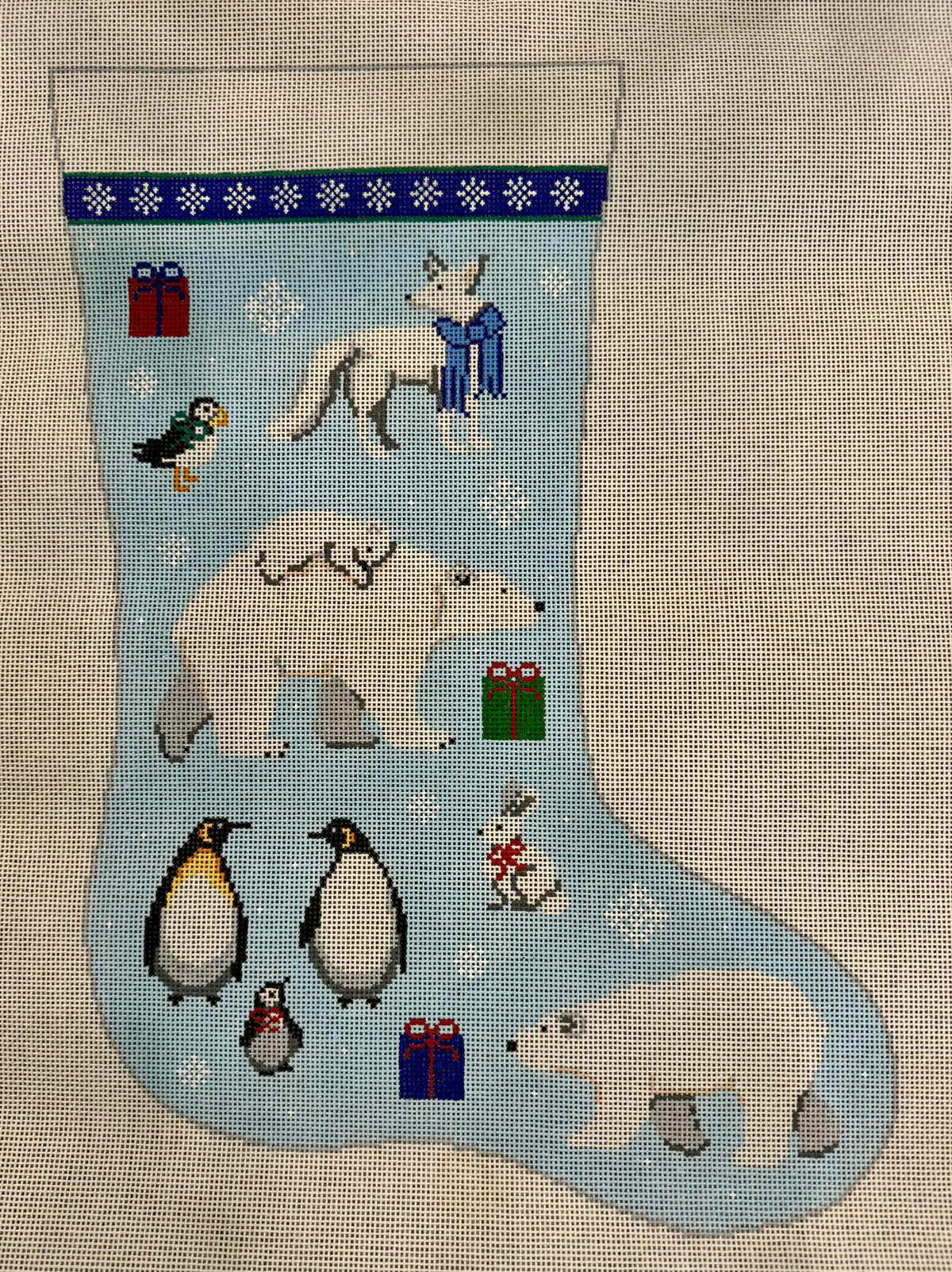 Arctic Christmas Stocking