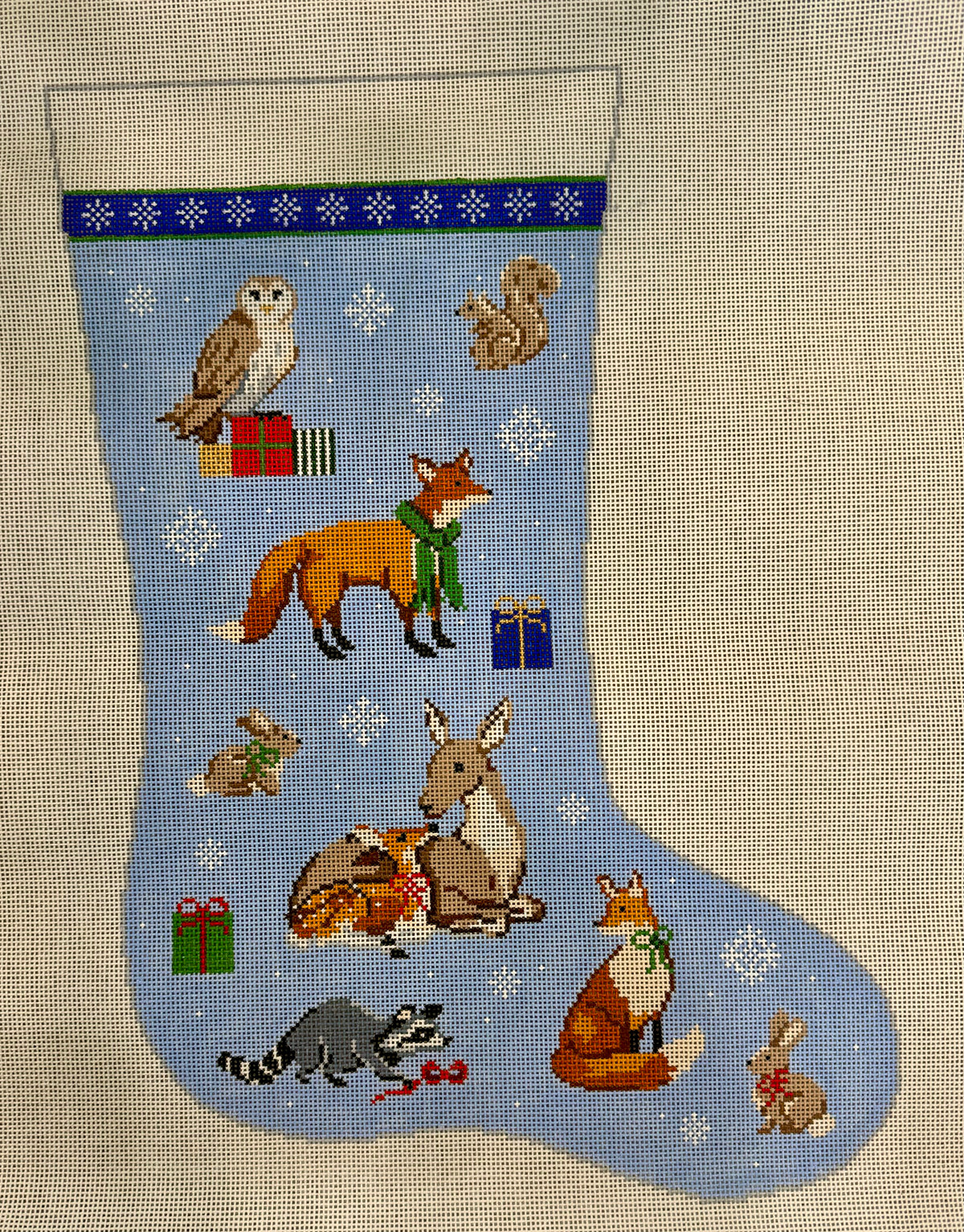 Christmas Forest Stocking