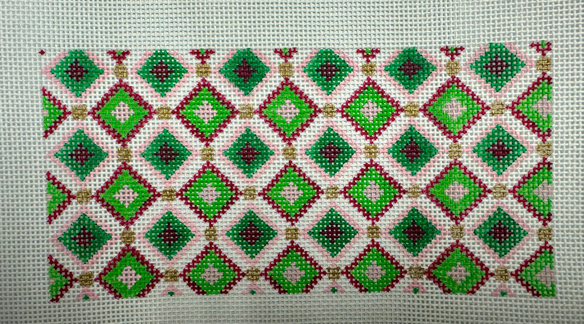 Pink & Green Diamonds Insert