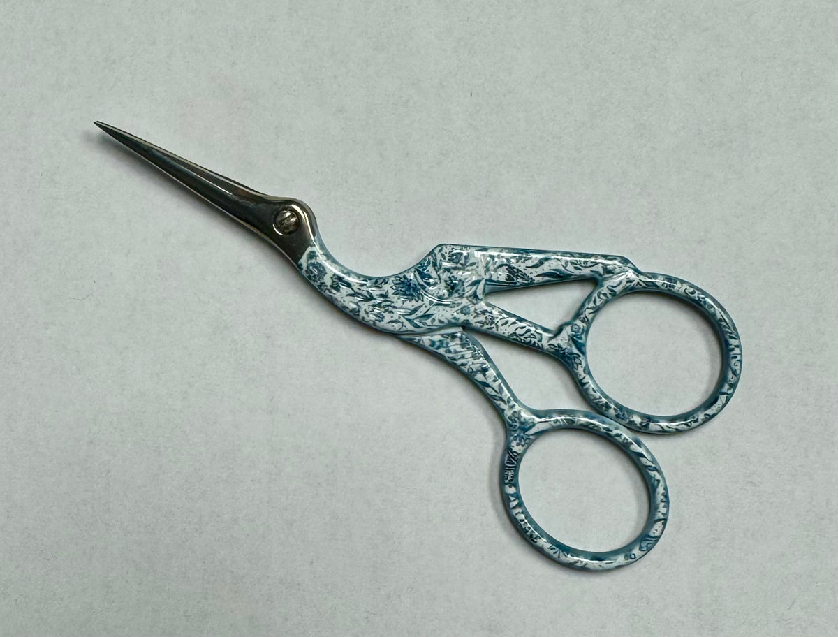 Crane Blue Floral Scissors