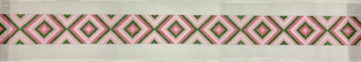 Diamonds Belt Pink & Green