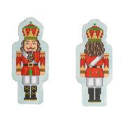 Red Nutcracker Ornament Double Sided