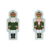 Green Nutcracker Ornament Double Sided