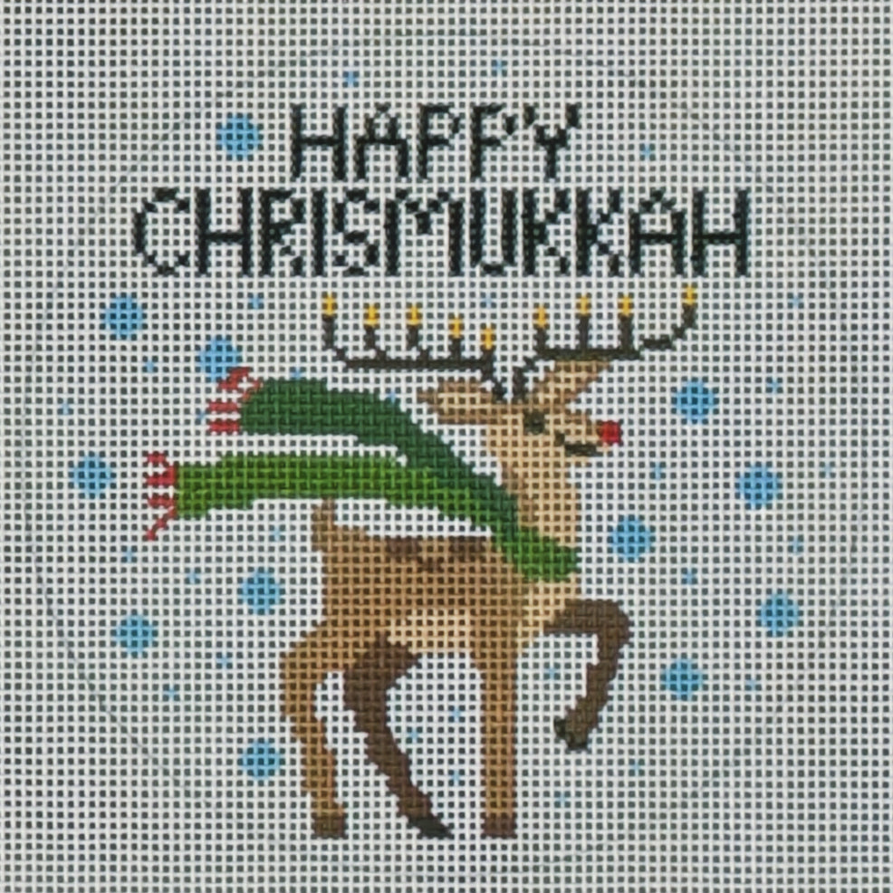 Happy Chrismukkah Reindeer