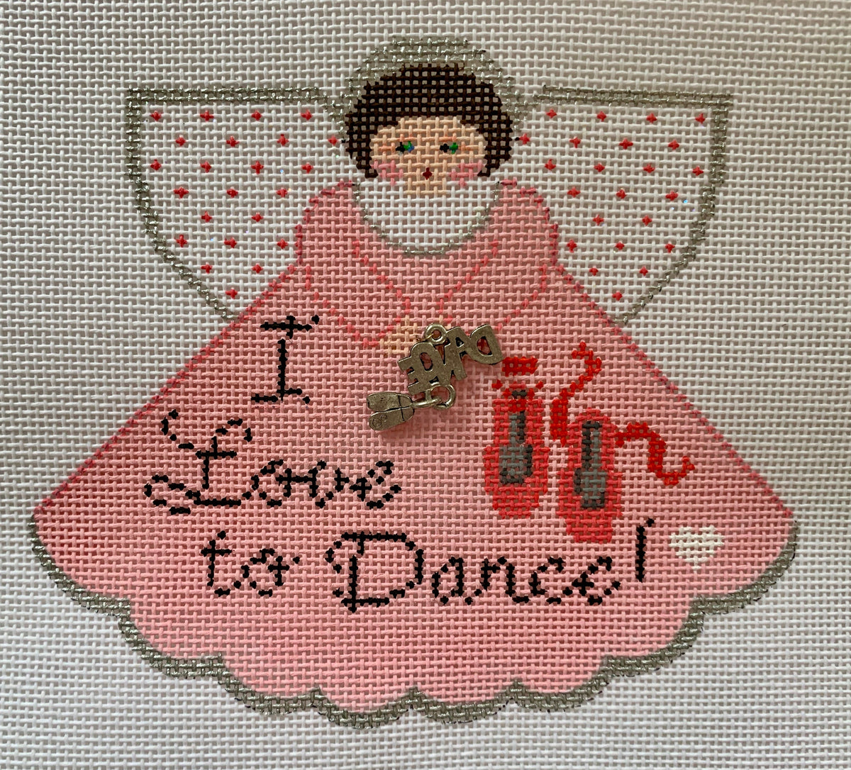 Love to Dance Angel w/Charms