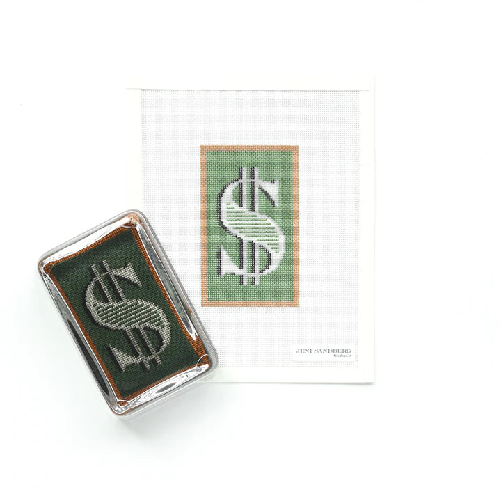 Dollar Sign Paperweight Canvas