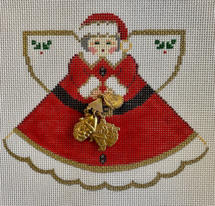 Santa Suit Angel w/Charms