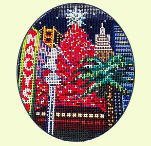 San Francisco Christmas Ornament