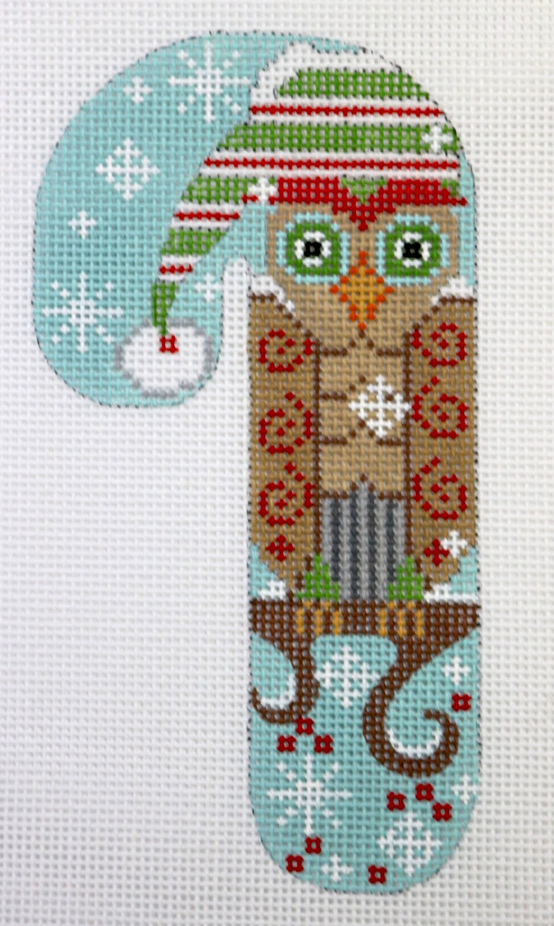 Owl Candy Cane