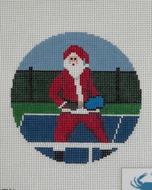 Sporty Santa - Pickleball-Ann Kaye