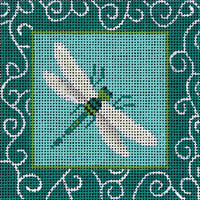 Turquoiose Dragonfly Patch